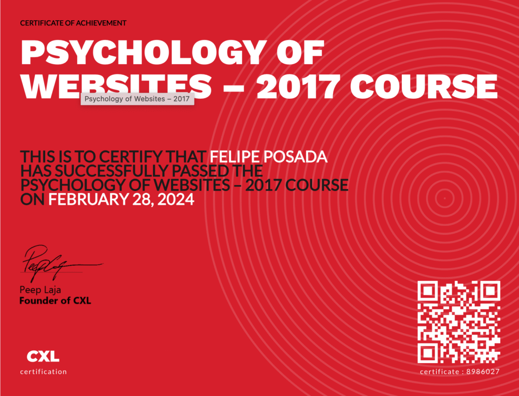 Psychology of Websites