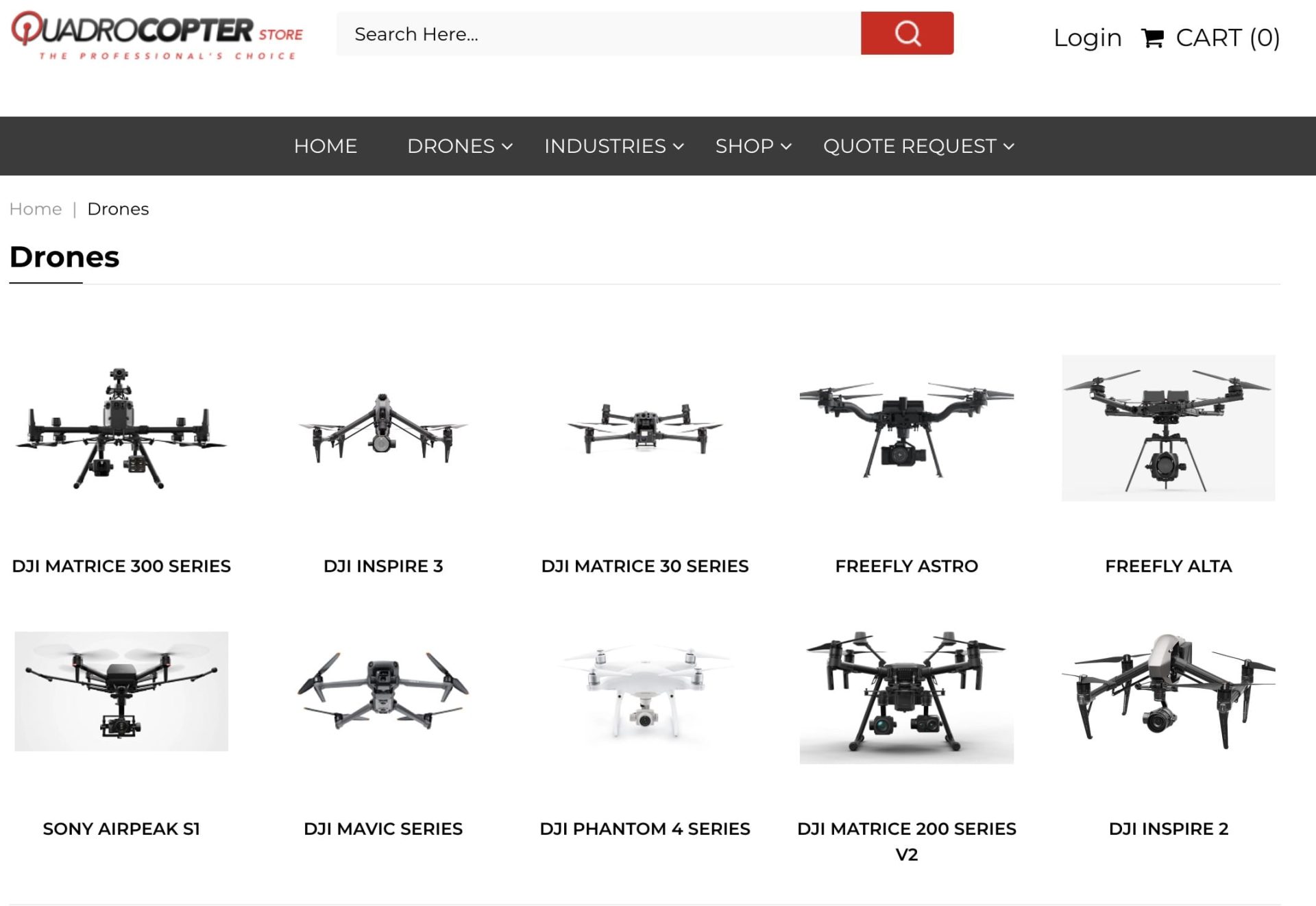 QuadroCopter Store